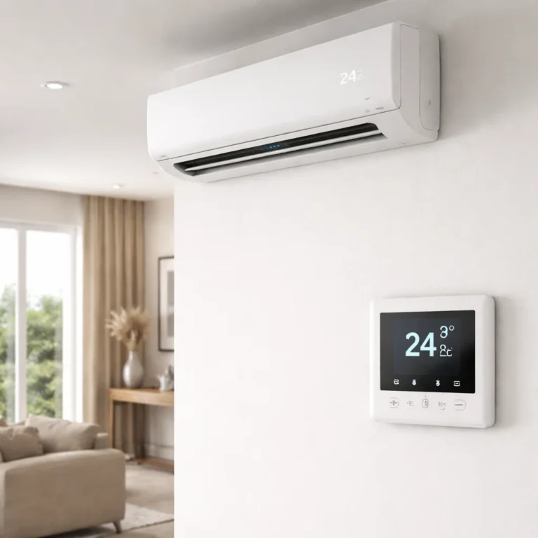 Clear AC temperature settings help balance comfort energy efficiency and indoor air quality