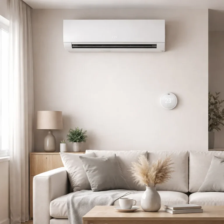 Correct AC temperature setting in winter for comfort energy efficiency and system protection