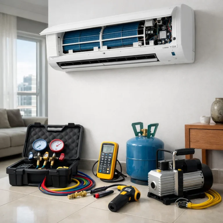 Professional AC inspection focused on accurate diagnosis and long-term system reliability
