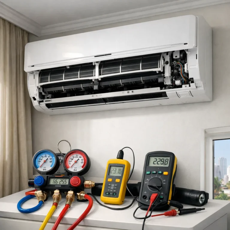 Professional AC inspection to diagnose cooling performance problems accurately