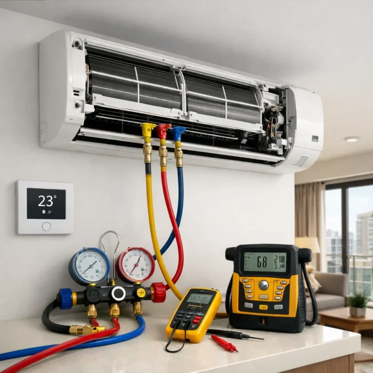 Professional AC temperature diagnosis to restore comfort and energy efficiency