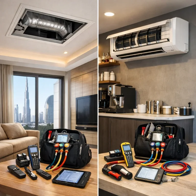 Professional HVAC repair inspection focused on comfort efficiency and indoor air quality