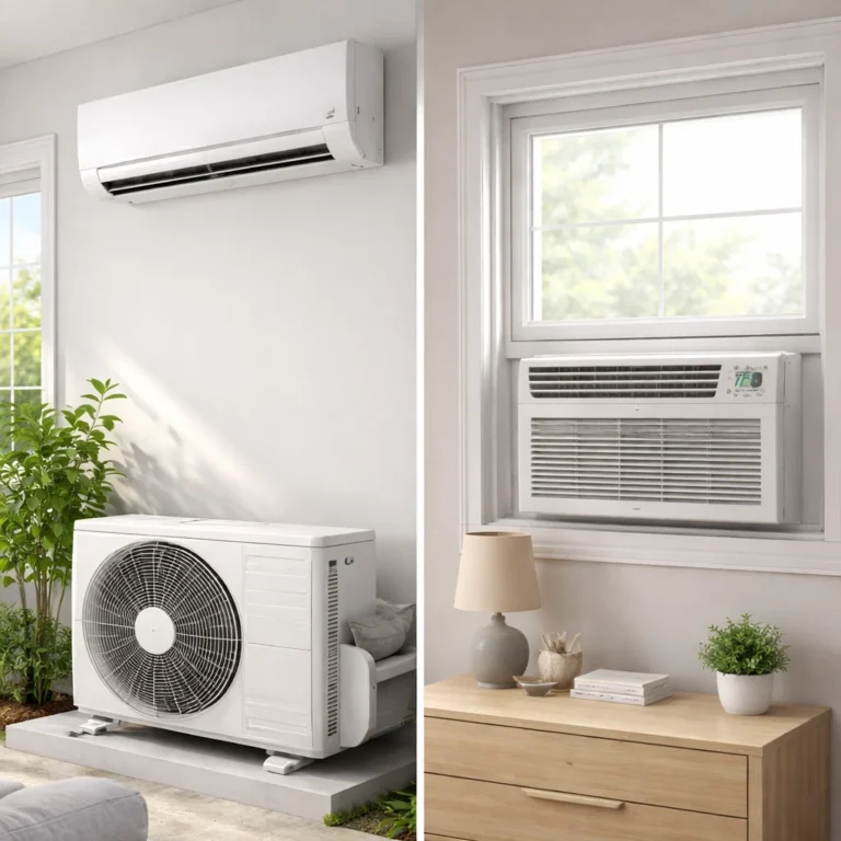Visual comparison of split AC and window AC power consumption in real home use