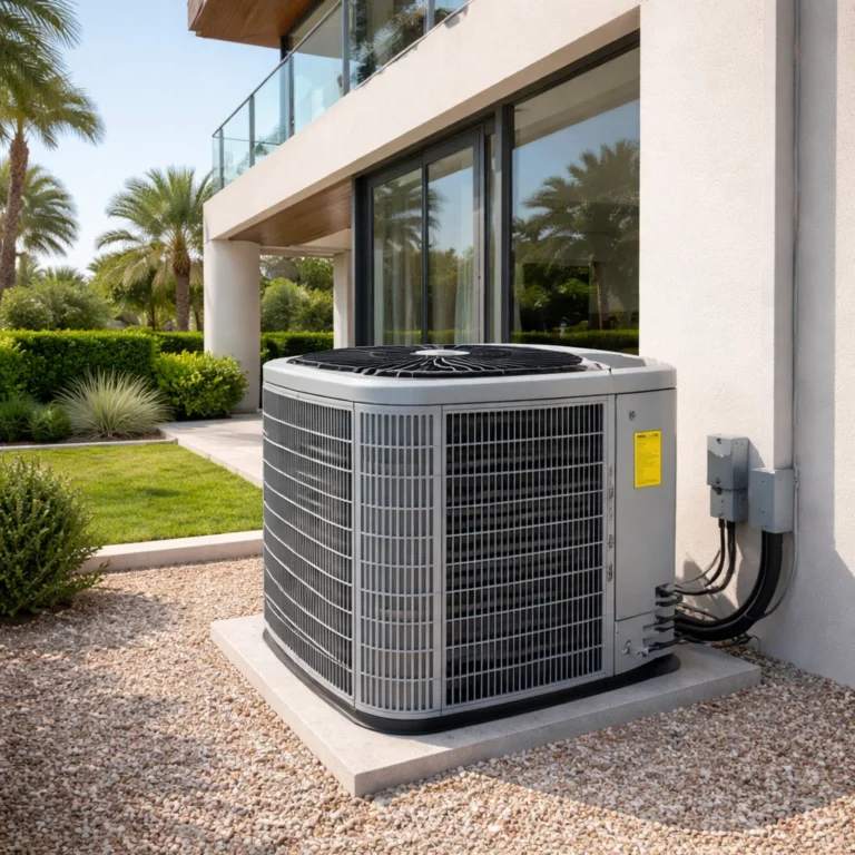 3 ton AC outdoor unit installed properly for stable cooling performance