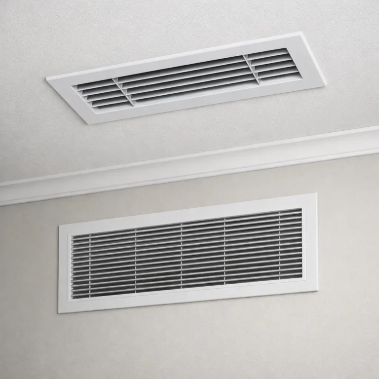 Clean and well-identified air duct vents supporting balanced airflow and healthy indoor air