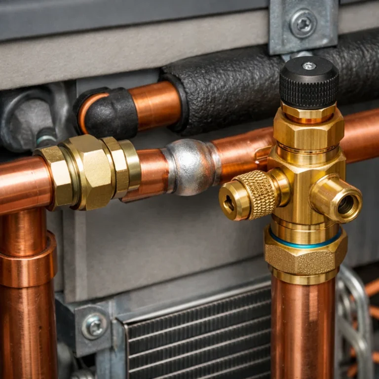 Correct AC fitting connections to prevent refrigerant leaks and long-term system failure