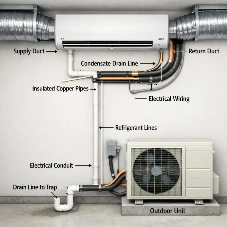Detailed HVAC installation materials required for safe efficient and durable system setup