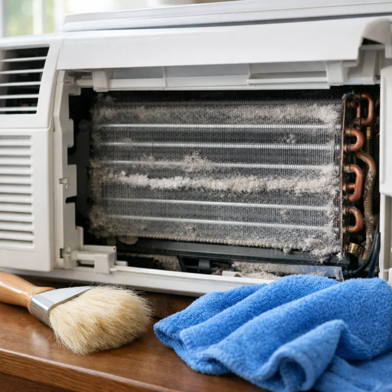 Detailed window AC cleaning process to restore airflow and eliminate odors