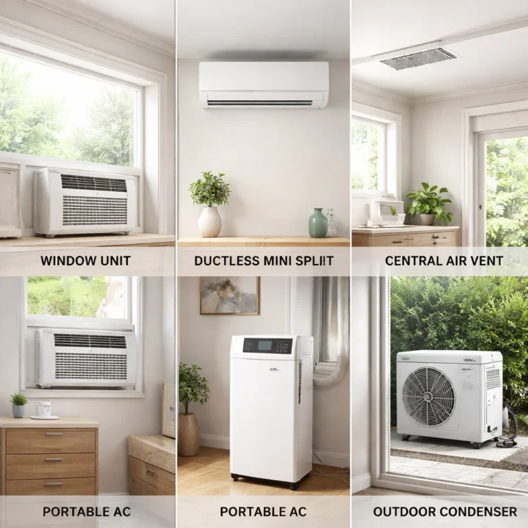 Different AC unit types compared for practical home cooling decisions