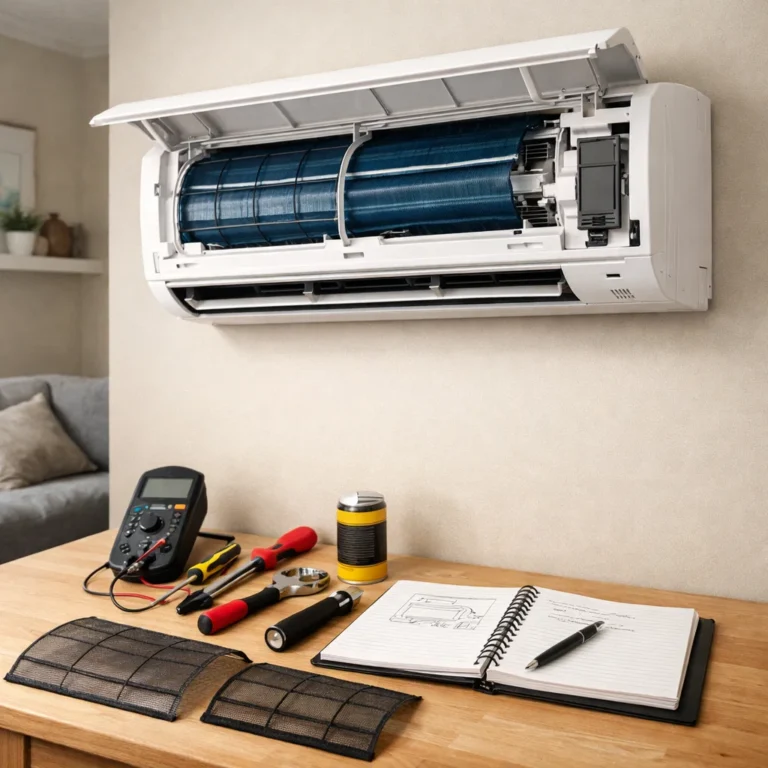 Home AC maintenance inspection to support efficiency safety and long-term system performance