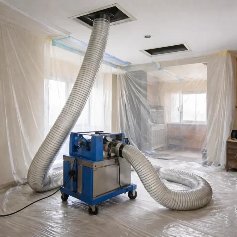 Professional AC duct cleaning process to improve indoor air quality and cooling efficiency