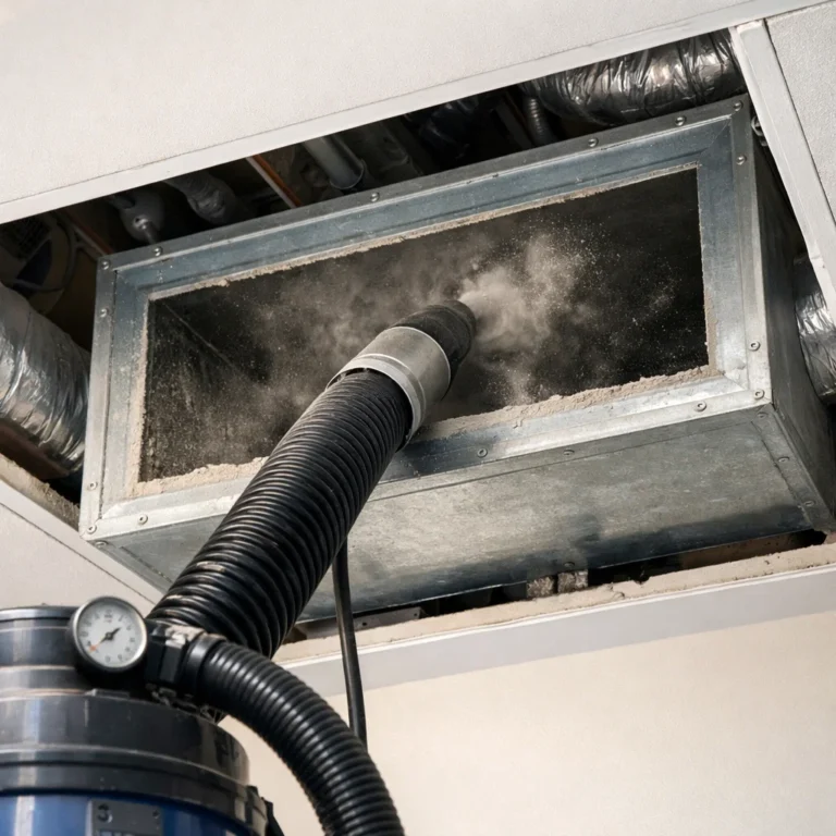Professional AC duct cleaning to improve indoor air quality and system efficiency