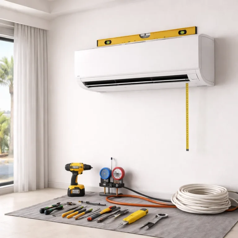 Professional aircon installation focused on safety efficiency and long-term performance