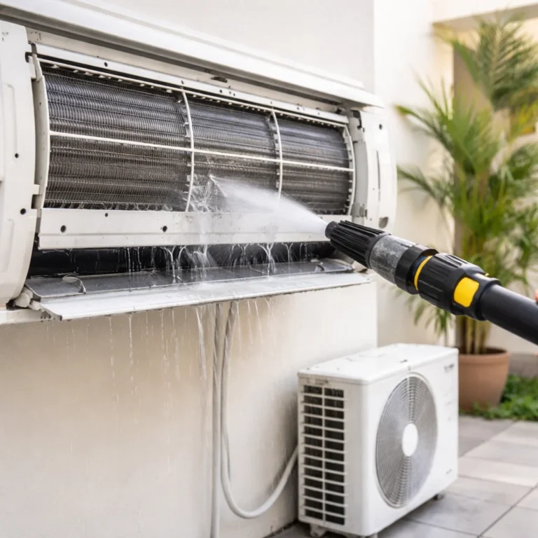 Proper AC cleaning improves airflow efficiency and indoor air quality