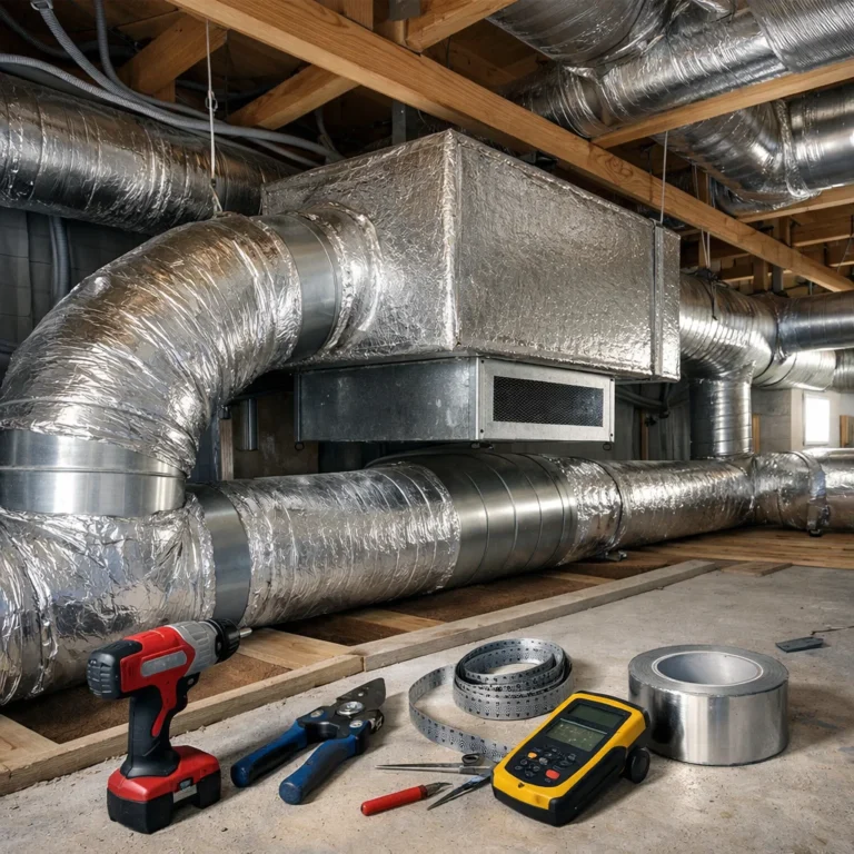 Proper AC duct installation to ensure balanced airflow energy efficiency and long-term comfort
