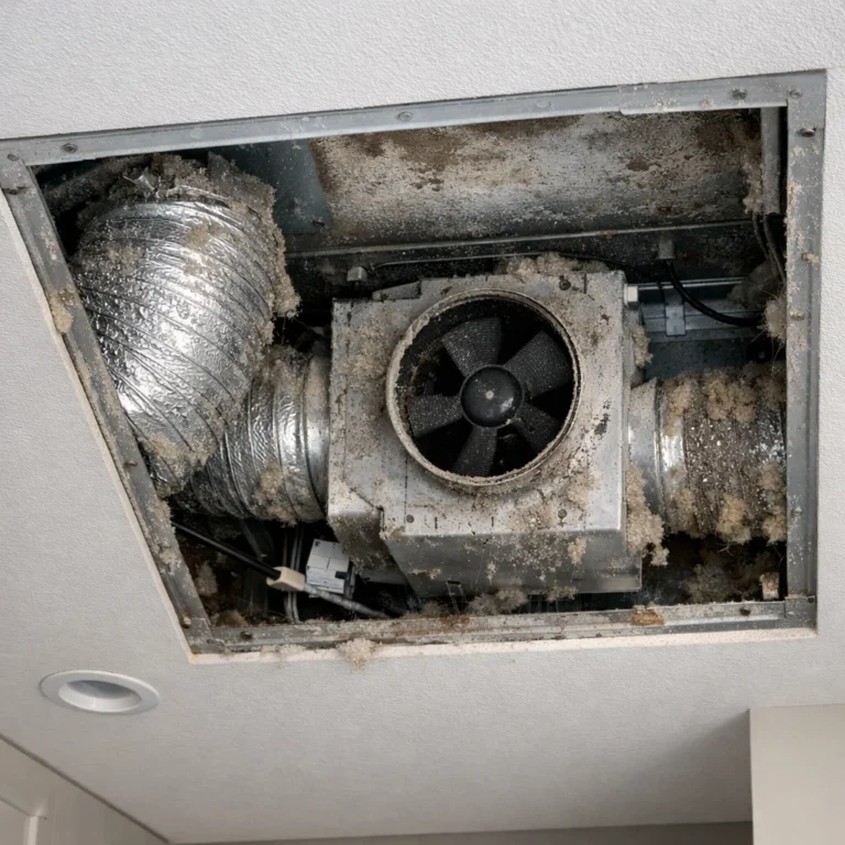 Proper toilet exhaust duct inspection to restore airflow reduce moisture and prevent odors