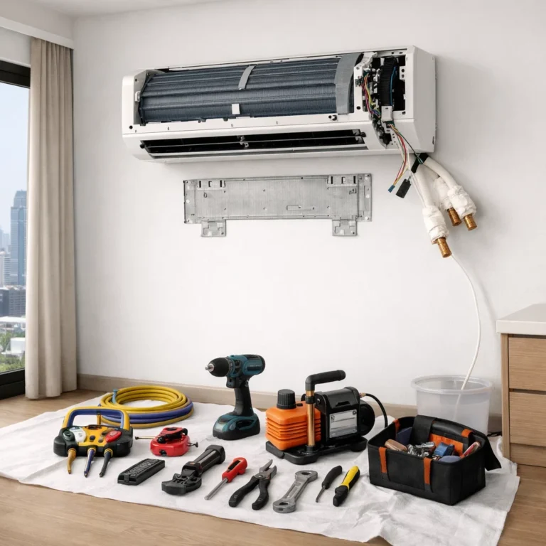 Safe and professional AC removal preparation for efficient system transition