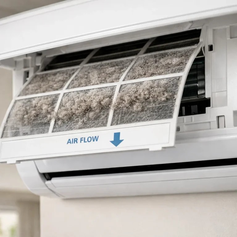 Step by step AC filter replacement to maintain airflow efficiency and indoor air quality