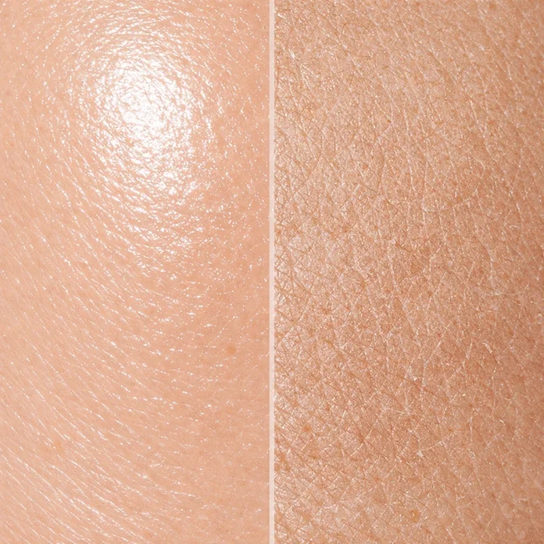 Comparison of damp skin and dry skin due to exposure to indoor AC