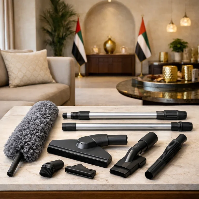 Complete ceiling fan cleaning tool set with telescopic stick and microfiber
